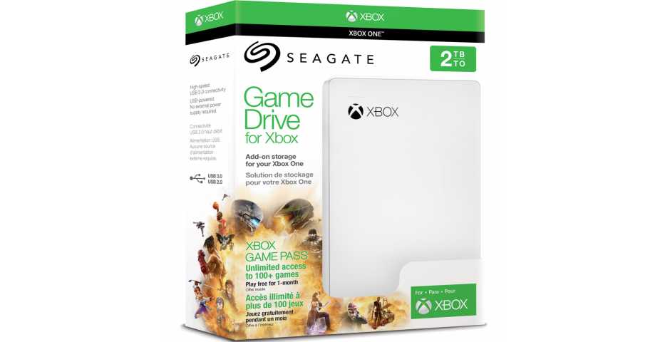 Жесткий диск Seagate Game Drive for Xbox 2TB специальная серия Game Pass